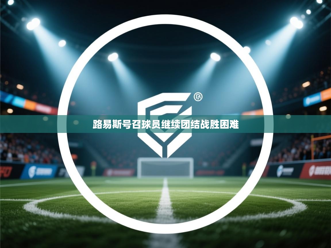 开云体育app下载-路易斯号召球员继续团结战胜困难